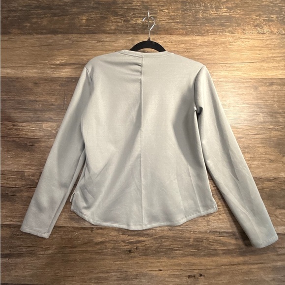 Nike Thermafit Gray Long Sleeve Fitted Training Sweatshirt - Picture 4 of 8